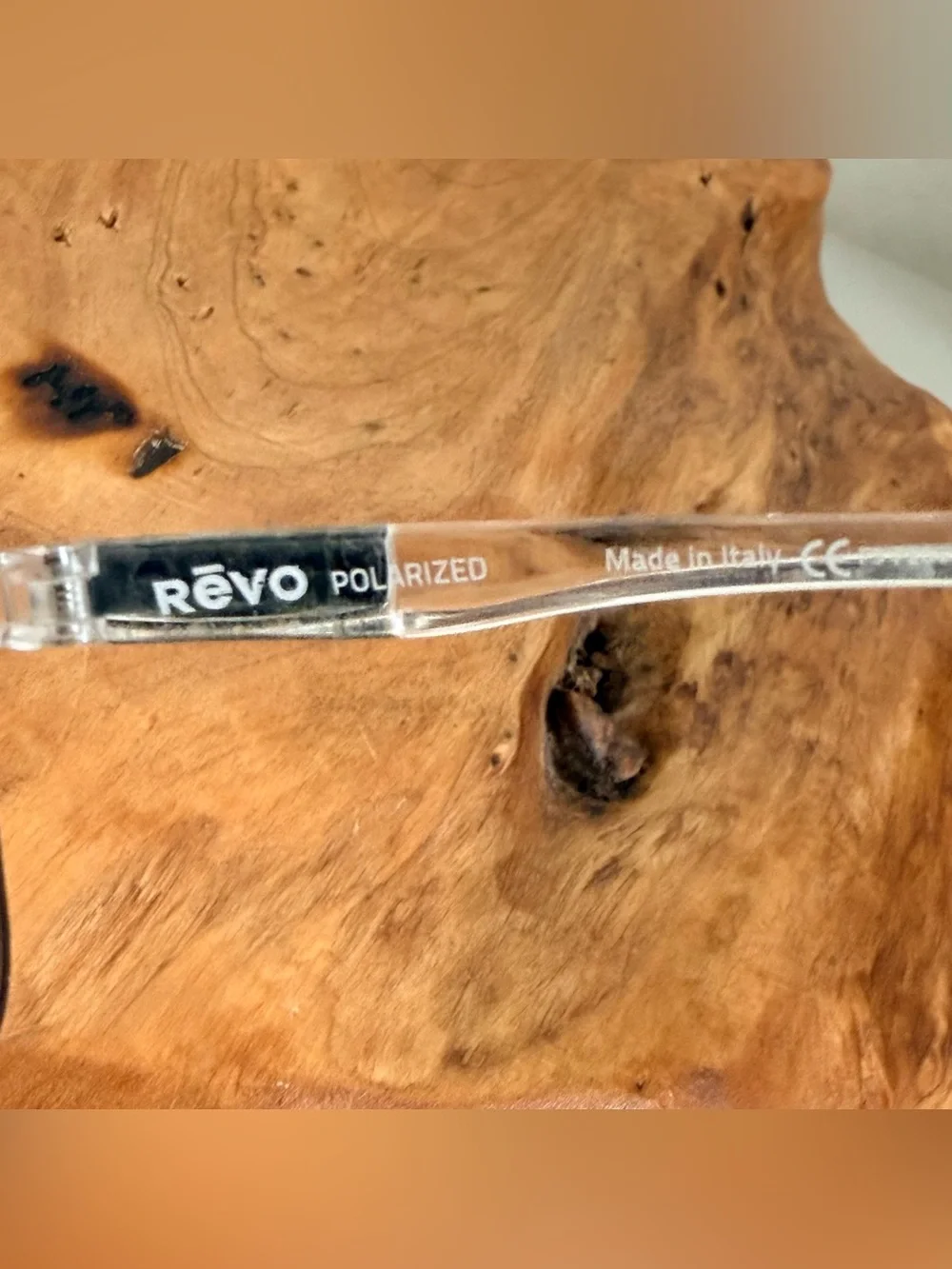 Revo Descend N rimless crystal clear frame polarized sunglasses 64-13-139